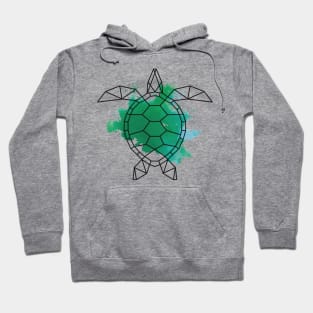 Geometric turtle Hoodie